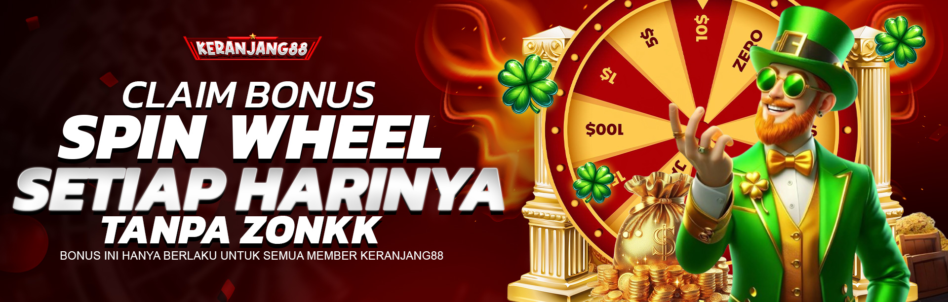 BONUS SPIN WHELL SETIAP MINGGU
