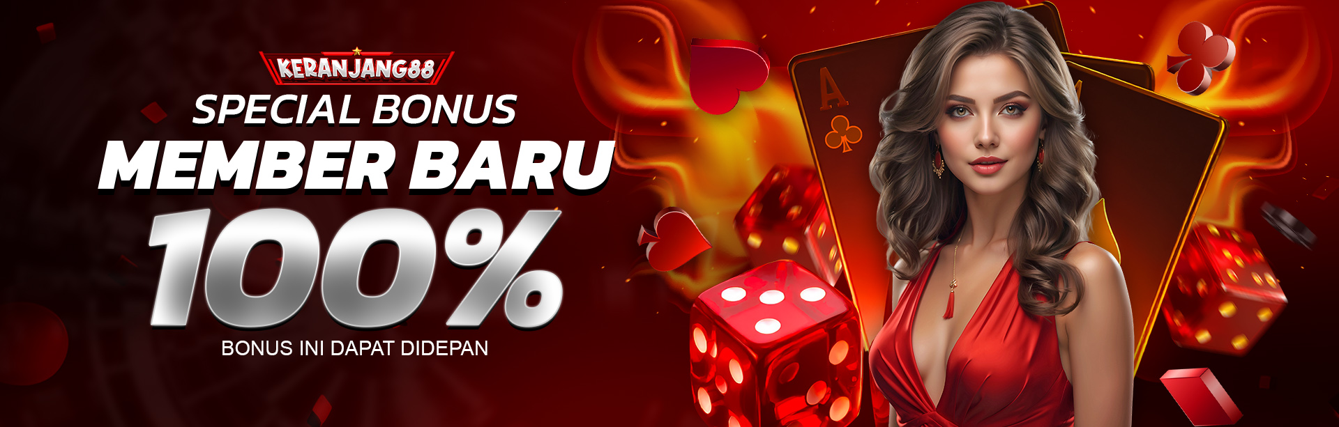 SPECIAL BONUS MEMBER BARU 100% DI DEPAN 