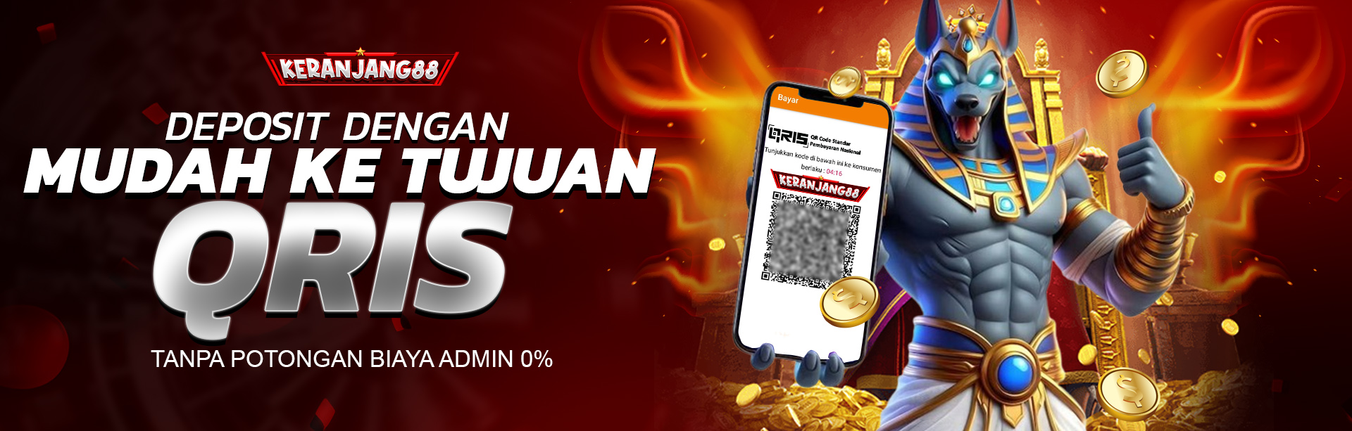 DEPOSIT DENGAN MUDAH KE TUJUAN QRIS TANPA POTONGAN BIAYA ADMIN 0%