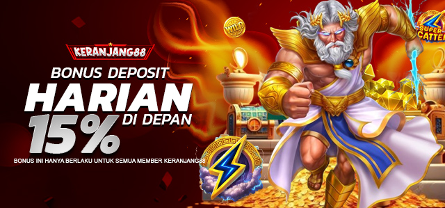BONUS SLOT 15 % SETIAP HARINYA	