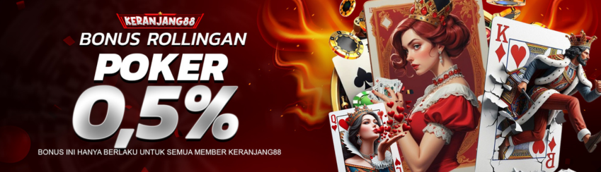BONUS ROLLINGAN POKER 0,5%